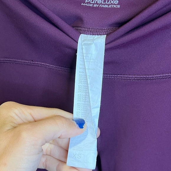 Fabletics tie bottom leggings - Picture 9 of 10
